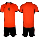 Men's Netherlands Custom Orange 2026 Stadium Home Soccer Jersey Suit