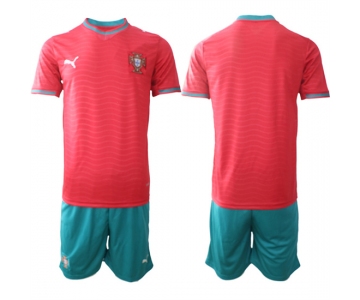 Men's Portugal Bland Or Custom National Team FIFA x World Cup 2026 Home Red On Eusebio special edition Jersey