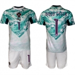 Men's Portugal Team #1 Diogo Costa Green 2026 World Cup Away Soccer Jersey Suit Men's Portugal Team #1 Diogo Costa Green 2026 World Cup Away Soccer Jersey Suit
