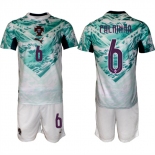 Men's Portugal Team #6 Palhinha Green 2026 World Cup Away Soccer Jersey Suit Men's Portugal Team #6 Palhinha Green 2026 World Cup Away Soccer Jersey Suit