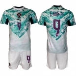 Men's Portugal Team #9 Ramos Green 2026 World Cup Away Soccer Jersey Suit Men's Portugal Team #9 Ramos Green 2026 World Cup Away Soccer Jersey Suit