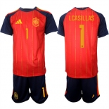 Men's Spain #1 I.CASILLAS National Team FIFA x World Cup 2026 Home Red On Field Jerseys Men's Spain #1 I.CASILLAS National Team FIFA x World Cup 2026 Home Red On Field Jerseys
