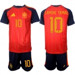 Men's Spain #10 LAMINE YAMAL National Team FIFA x World Cup 2026 Home Red On Field Jerseys Men's Spain #10 LAMINE YAMAL National Team FIFA x World Cup 2026 Home Red On Field Jerseys