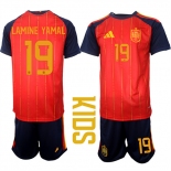 Youth Spain #19 LAMINE YAMAL National Team FIFA x World Cup 2026 Home Red On Field Kids Jerseys Youth Spain #19 LAMINE YAMAL National Team FIFA x World Cup 2026 Home Red On Field Kids Jerseys