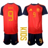 Youth Spain #9 GAVI National Team FIFA x World Cup 2026 Home Red On Field Kids Jerseys Youth Spain #9 GAVI National Team FIFA x World Cup 2026 Home Red On Field Kids Jerseys