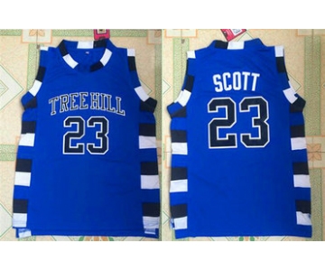 One Three Hill 23 Scott Blue Stitched Jersey