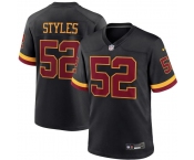Women Washington Commanders #52 Sonny Styles Black 2026 F.U.S.E. Hail Raiser Alternate Vapor Limited Stitched Football Jersey