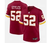 Women Washington Commanders #52 Sonny Styles Burgundy 2026 NFL Draft Game Jersey