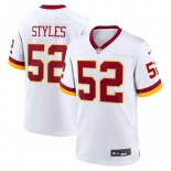 Women Washington Commanders #52 Sonny Styles White 2026 NFL Draft Game Jersey Women Washington Commanders #52 Sonny Styles White 2026 NFL Draft Game Jersey
