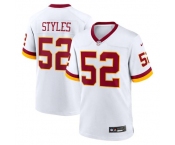 Women Washington Commanders #52 Sonny Styles White 2026 NFL Draft Game Jersey