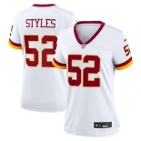 Women's Washington Commanders #52 Sonny Styles Nike White Game Jersey Women's Washington Commanders #52 Sonny Styles Nike White Game Jersey