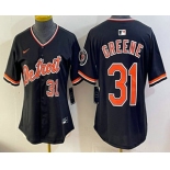 Women's Detroit Tigers #31 Riley Greene Navy Limited Jersey Women's Detroit Tigers #31 Riley Greene Navy Limited Jersey