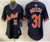 Women's Detroit Tigers #31 Riley Greene Navy Limited Jersey Women's Detroit Tigers #31 Riley Greene Navy Limited Jersey