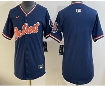 Youth Detroit Tigers Blank Black Stadium Jersey