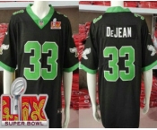 Men's Philadelphia Eagles #33 Cooper DeJean Limited Black Alternate Super Bowl LIX Vapor Jersey