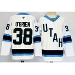 Men's Utah Hockey Club #38 Liam O'Brien White 2024-25 Stitched Jersey