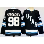 Men's Utah Hockey Club #98 Mikhail Sergachev Navy 2024-25 Stitched Jersey