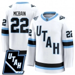 Men's Utah Hockey Mammoth #22 Jack McBain 2025 Limited All Stitched White Jersey Men's Utah Hockey Mammoth #22 Jack McBain 2025 Limited All Stitched White Jersey