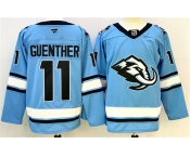 Men's Utah Mammoth #11 Dylan Guenther Blue 2025 Stitched Jersey