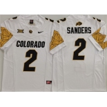 Men's Colorado Buffaloes #2 Shadeur Sanders White With XII Patch 2025 F.U.S.E. Stitched Football Jersey Men's Colorado Buffaloes #2 Shadeur Sanders White With XII Patch 2025 F.U.S.E. Stitched Football Jersey
