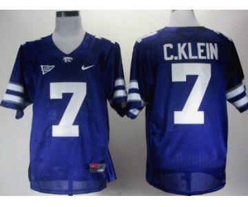 Kansas State Wildcats #7 Collin Klein Purple Jersey