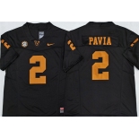 Men's Vanderbilt Commodores #2 Diego Pavia Black F.U.S.E. Vapor Limited Stitched Football Jersey