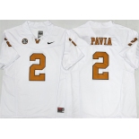 Men's Vanderbilt Commodores #2 Diego Pavia White 2025 F.U.S.E. Vapor Limited Stitched Football Jersey