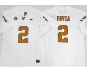 Men's Vanderbilt Commodores #2 Diego Pavia White 2025 F.U.S.E. Vapor Limited Stitched Football Jersey Men's Vanderbilt Commodores #2 Diego Pavia White 2025 F.U.S.E. Vapor Limited Stitched Football Jersey