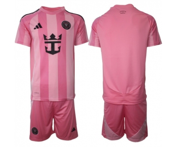 Men's Inter Miami CF Blank 25-26 Pink Home Soccer Jersey Suit