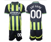 Men's Manchester City Custom 2024-25 Navy Away Soccer Jersey Suit