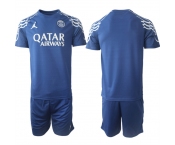 Men's Paris Saint-Germain Custom 2025 Navy Home Soccer Jersey Suit
