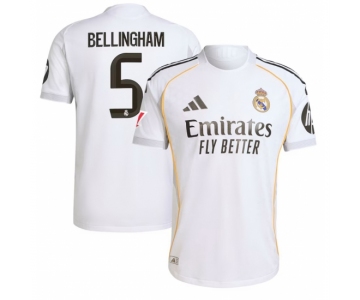 Jude Bellingham Real Madrid #5 Soccer Jersey White