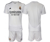 Men's Real Madrid Custom 24-25 White Home Soccer Jersey Suit