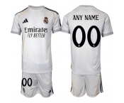 Men's Real Madrid Custom 25-26 White Home Soccer Jersey Suit