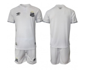 Men's Santos F.C. Blank 25-26 White Home Soccer Jersey Suit