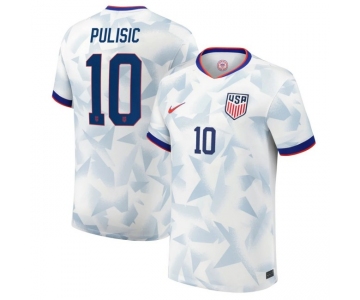 Christian Pulisic #10 USA National Nike Soccer Home Jersey - Printed