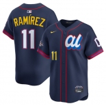 Men's American League #11 José Ramírez Navy 2025 All-Star Edition Limited Stitched Baseball Jersey