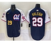 Men's American League #29 Cal Raleigh Navy Alternate 2025 All-Star With Patch Edition Limited Stitched Baseball Jersey
