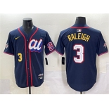 Men's American League #3 Cal Raleigh Navy 2025 All-Star Edition Limited Stitched Baseball Jersey