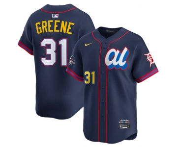 Men's American League #31 Riley Greene Navy 2025 All-Star Edition Limited Stitched Baseball Jersey