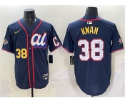 Men's American League #38 Steven Kwan Navy 2025 All-Star Edition Limited Stitched Baseball Jersey