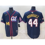 Men's American League #44 Julio Rodríguez Navy 2025 All-Star Edition Limited Stitched Baseball Jersey