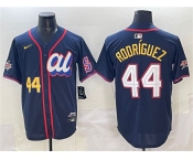Men's American League #44 Julio Rodríguez Navy 2025 All-Star Edition Limited Stitched Baseball Jersey