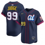 Men's American League #99 Aaron Judge Navy 2025 All-Star Edition Limited Stitched Baseball Jersey