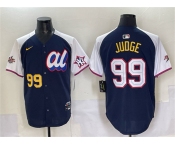 Men's American League #99 Aaron Judge Navy Alternate 2025 All-Star Edition Limited Stitched Baseball Jersey