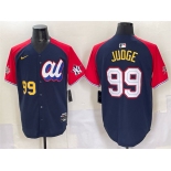 Men's American League #99 Aaron Judge Navy Red Alternate 2025 All-Star Edition Limited Stitched Baseball Jersey Men's American League #99 Aaron Judge Navy Red Alternate 2025 All-Star Edition Limited Stitched Baseball Jersey
