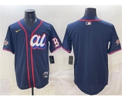 Men's American League Boston Red Sox Blank Navy 2025 All-Star Edition Limited Stitched Baseball Jersey
