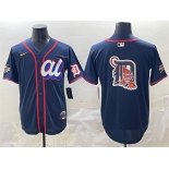 Men's American League Detroit Tigers Team Big Logo Navy 2025 All-Star Edition Limited Stitched Baseball Jersey