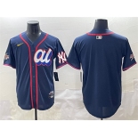 Men's American League New York Yankees Blank Navy 2025 All-Star Edition Limited Stitched Baseball Jersey
