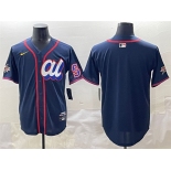 Men's American League Seattle Mariners Blank Navy 2025 All-Star Edition Limited Stitched Baseball Jersey